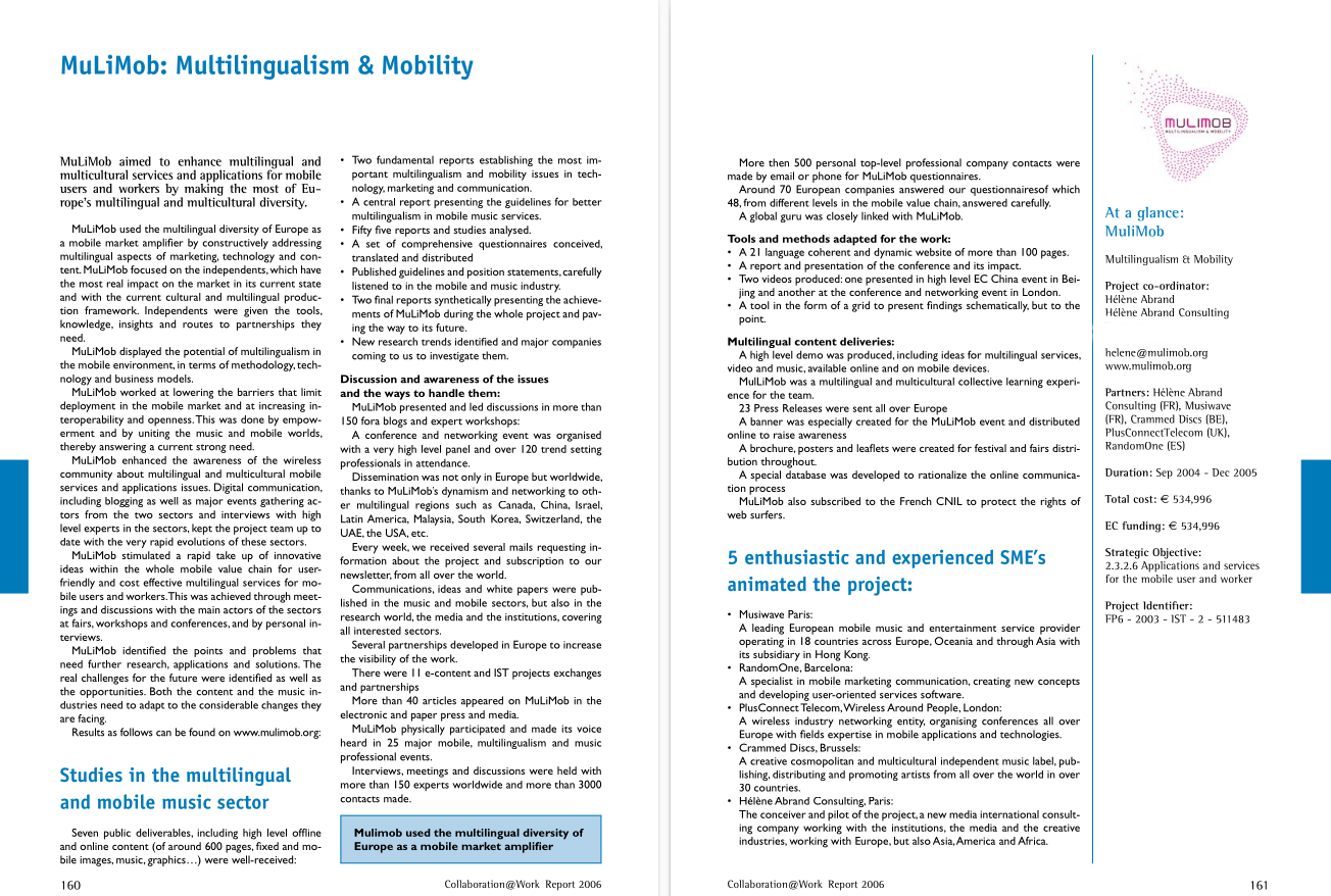 Résultats officiels MuLiMob